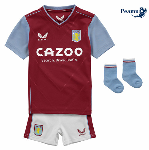 Vender Camisolas de futebol Aston Villa Crianças Principal Equipamento 2022-2023 t120 baratas | peamu.pt