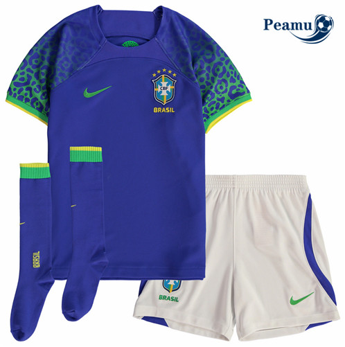 Comprar Camisolas de futebol Brasil Crianças Alternativa Equipamento 2022-2023 t177 baratas | peamu.pt
