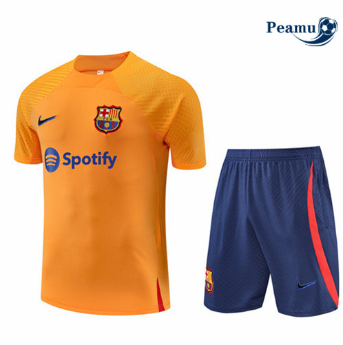 Comprar Camisola Kit Entrainement foot Barcelona + Pantalon Naranja/Azul 2022-2023 t235 baratas | peamu.pt
