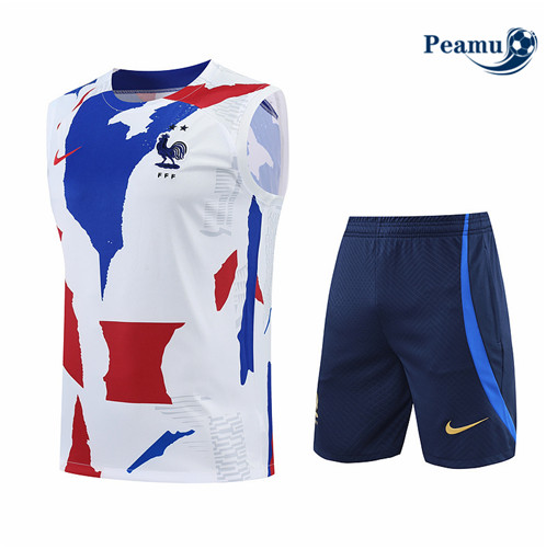 Vender Camisola Kit Entrainement foot Francia Colete + Pantalon Blanco/Azul Profundo 2022-2023 t270 baratas | peamu.pt