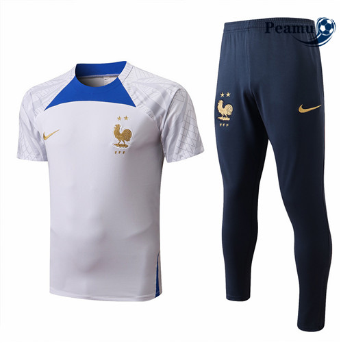 Vender Camisola Kit Entrainement foot Francia + Pantalon Blanco/Azul Profundo 2022-2023 t278 baratas | peamu.pt