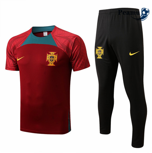 Comprar Camisola Kit Entrainement foot Portugal + Pantalon Rojo/Negro 2022-2023 t369 baratas | peamu.pt