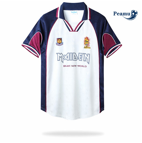 Comprar Camisolas de futebol Retro West Ham x Iron Maiden Alternativa Equipamento 1999-2001 t115 baratas | peamu.pt