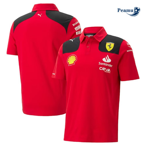 Peamu: Camisola Futebol Polo Scuderia Ferrari 2023
