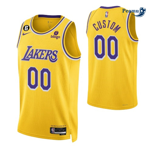 Peamu: Camisola Futebol Custom, Los Angeles Lakers 2022/23 - Icon