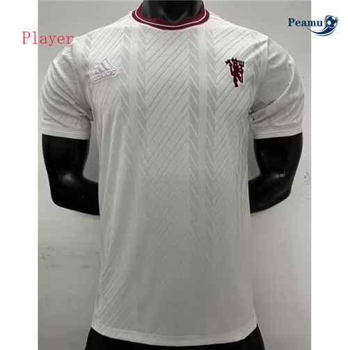 Camisola Futebol Manchester United Player Version Equipamento roupa casual Branco