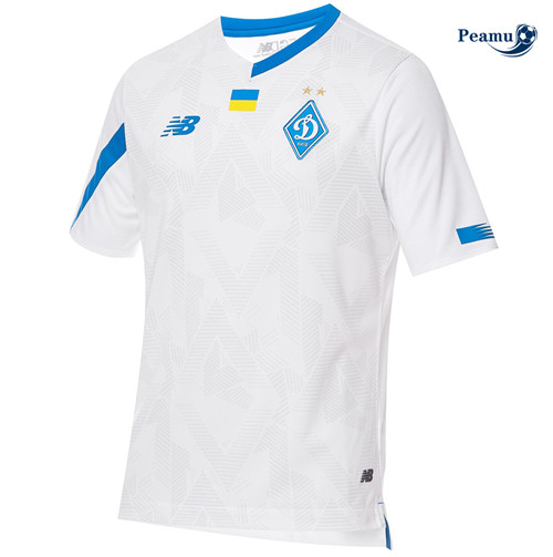 Camisola Futebol Dynamo Kyiv Principal Equipamento Branco 2023-2024