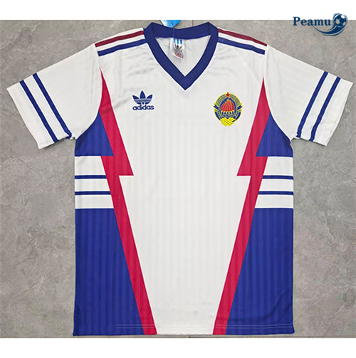 Camisola Retrô Futebol Yugoslavia Alternativa Equipamento 1990