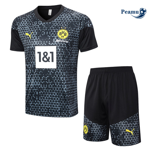 Comprar Camisola Kit Equipamento Training Borussia Dortmund + Calções Preto 2023-2024