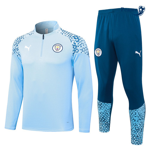 Comprar Fato de Treino Manchester City Equipamento Azul Claro 2023-2024