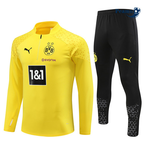 Criar Fato de Treino Borussia Dortmund Criancas Equipamento Amarelo 2023-2024