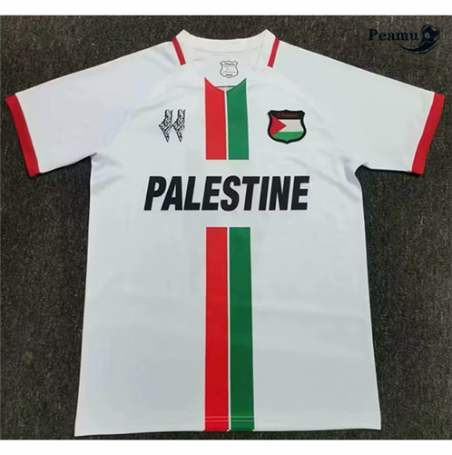 Loja Camisola Futebol Palestina Equipamento Branco 2023-2024