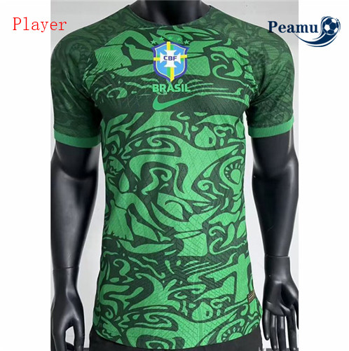 Peamu: Novo Camisola Futebol Brasil Player Version Verde 2023-2024