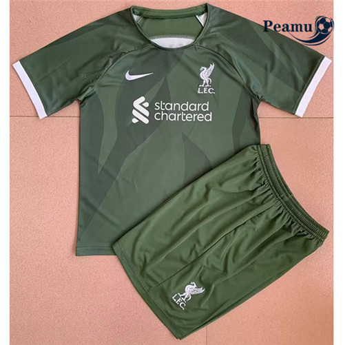 Peamu: Comprar Camisola Futebol Liverpool Crianças Verde 2024