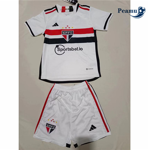 Peamu: Desconto Camisola Futebol Sao Paulo Niño Principal Equipamento 2023-2024