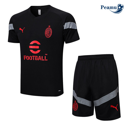 Peamu: Comprar Camisola Kit Entrainement Futebol AC Milan + Pantalon Preto 2022-2023