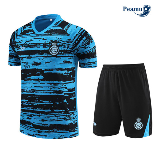 Peamu: Desconto Camisola Kit Entrainement Futebol Al-Nassr + Pantalon Azul 2022-2023