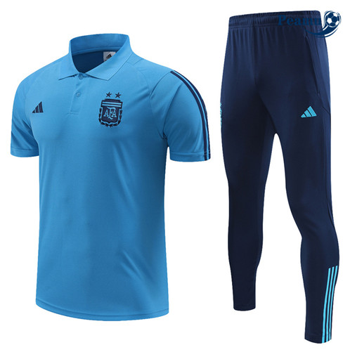 Peamu: Venda Camisola Kit Entrainement Futebol Argentina + Pantalon Azul 2022-2023