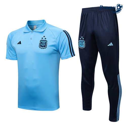 Peamu: Novas Camisola Kit Entrainement Futebol Argentina + Pantalon 3 stars Azul 2023-2024