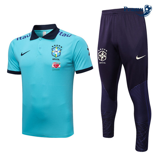 Peamu: Novo Camisola Kit Entrainement Futebol Brasil + Pantalon Azul 2022-2023