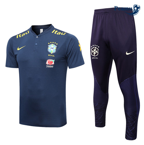 Peamu: Comprar Camisola Kit Entrainement Futebol Brasil + Pantalon Azul 2022-2023