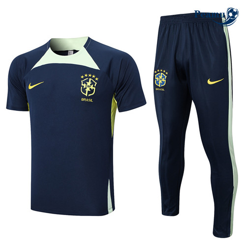 Peamu: Novo Camisola Kit Entrainement Futebol Brasil + Pantalon Azul 2023-2024