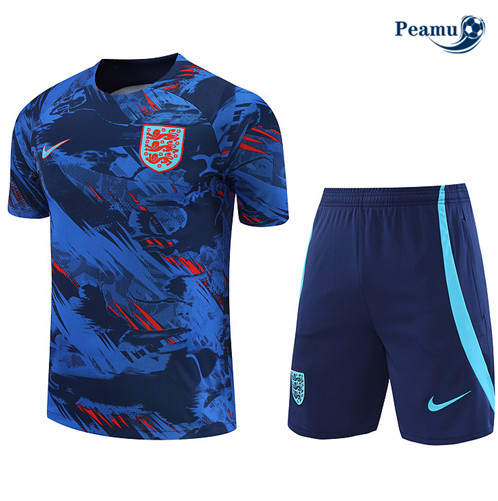 Peamu: Venda Camisola Kit Entrainement Futebol Inglaterra + Pantalon Azul 2022-2023