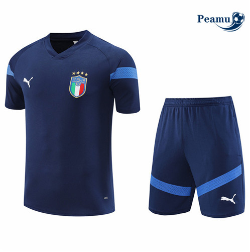 Peamu: Desconto Camisola Kit Entrainement Futebol Italia + Pantalon Azul 2022-2023