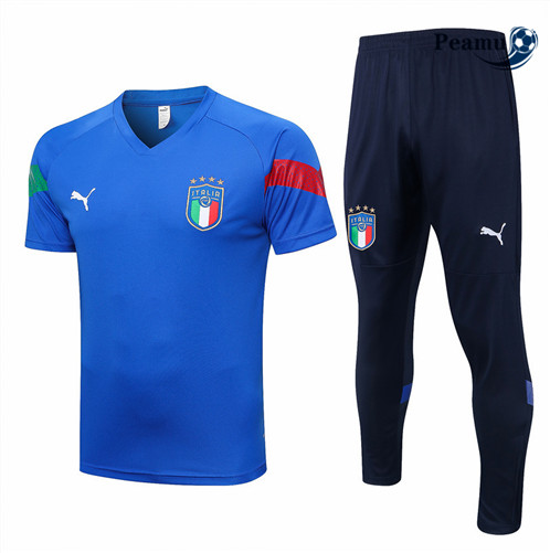 Peamu: Comprar Camisola Kit Entrainement Futebol Italia + Pantalon Azul 2022-2023