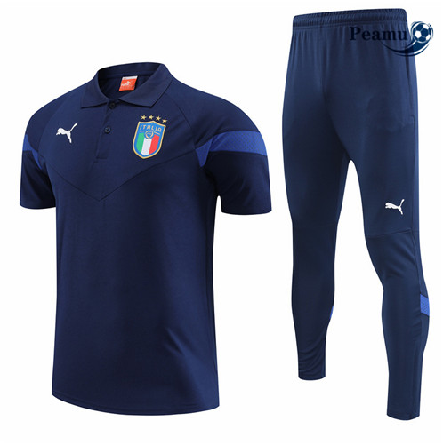 Peamu: Novas Camisola Kit Entrainement Futebol Italia + Pantalon Azul 2022-2023