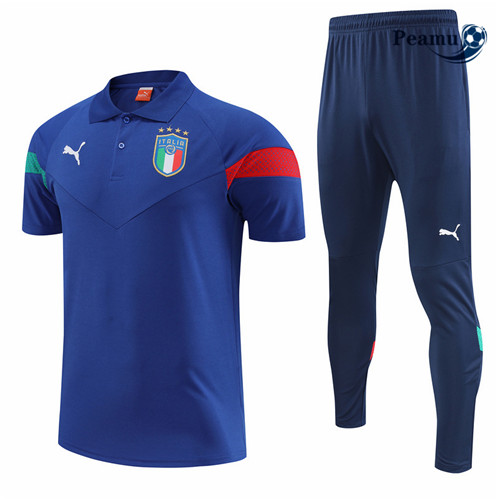 Peamu: Venda Camisola Kit Entrainement Futebol Italia + Pantalon Azul 2022-2023