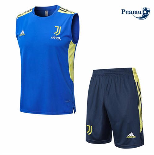 Peamu: Venda Camisola Kit Entrainement Futebol Juventus Colete + Pantalon Azul 2022-2023
