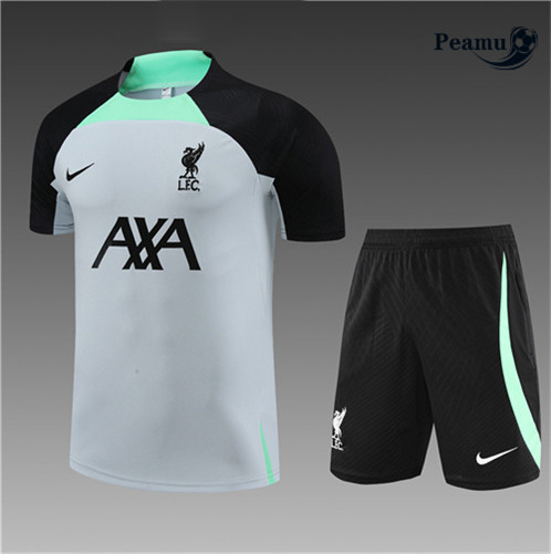 Peamu: Comprar Camisola Kit Entrainement Futebol Liverpool Criancas + Pantalon Branco 2023-2024