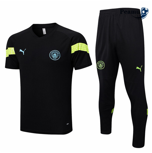 Peamu: Comprar Camisola Kit Entrainement Futebol Manchester City + Pantalon Preto 2022-2023