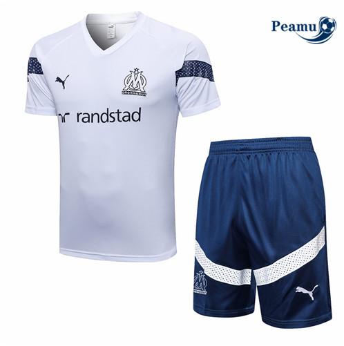 Peamu: Comprar Camisola Kit Entrainement Futebol Marsella + Pantalon Branco 2022-2023