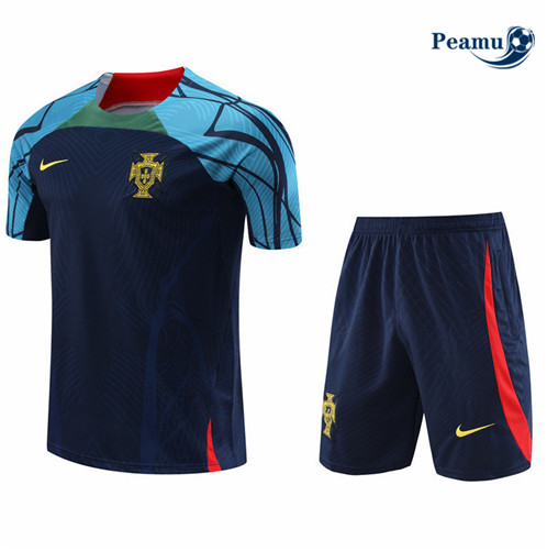 Peamu: Comprar Camisola Kit Entrainement Futebol Portugal + Pantalon Azul 2022-2023