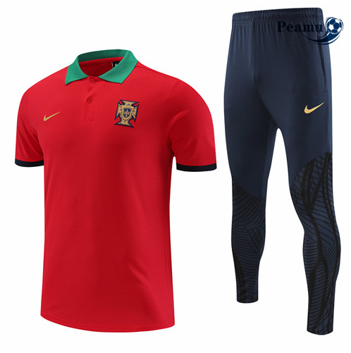 Peamu: Novas Camisola Kit Entrainement Futebol Portugal + Pantalon Vermelho 2022-2023