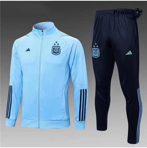 Peamu: Venda Camisola Futebol Casaco de Fato de Treino Argentina 3stars Azul 2023-2024