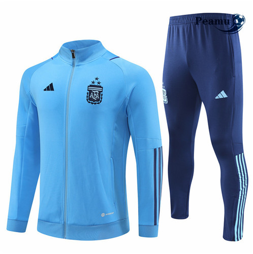Peamu: Comprar Camisola Futebol Casaco de Fato de Treino Argentina 3stars Azul 2023-2024