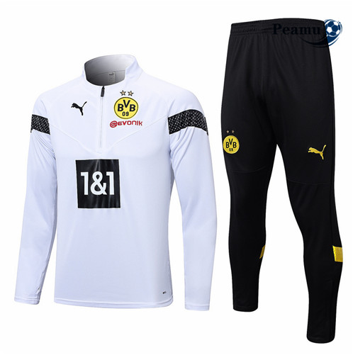 Peamu: Desconto Camisola Futebol Fato de Treino Borussia Dortmund Branco 2022-2023