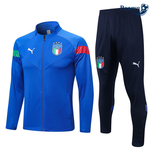 Peamu: Comprar Camisola Futebol Casaco de Fato de Treino Italia Azul 2022-2023