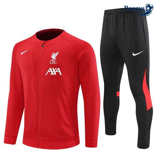 Peamu: Novas Camisola Futebol Casaco de Fato de Treino Liverpool Vermelho 2022-2023