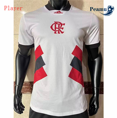 Peamu: Novo Camisola Futebol Flamengo Player Version spéciale Brancoo 2023-2024