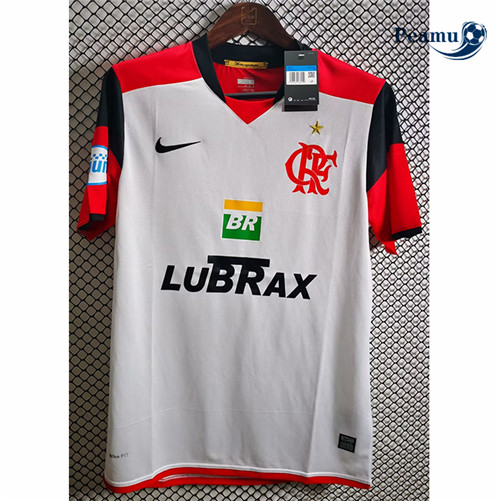 Peamu: Desconto Camisola Futebol Retrô Flamengo Equipamento Brancoo 2008-09