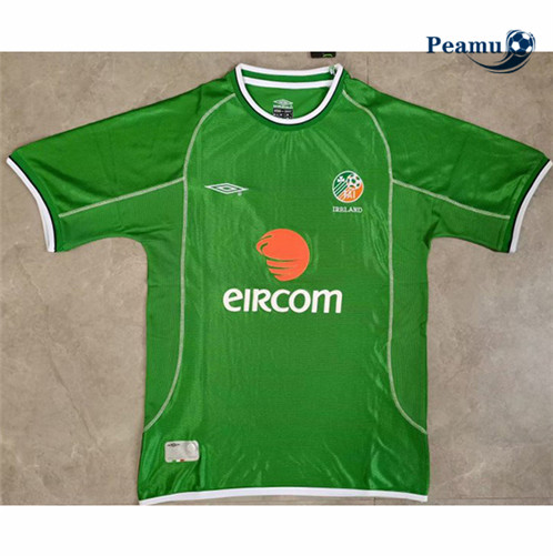 Peamu: Comprar Camisola Futebol Retrô Irlanda Principal Equipamento 2002