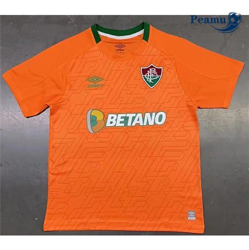 Camisola Futebol Fluminense Equipamento Goleiro Laranja 2022-2023 Pt20160