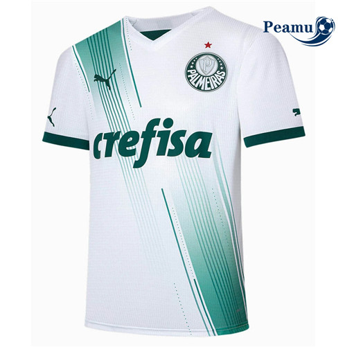 Camisola Futebol Palmeiras Alternativa Equipamento Branco 2023-2024 Pt20179