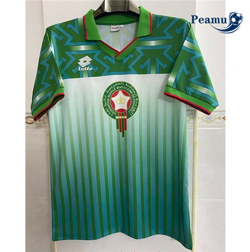 Camisola Futebol Retrô Marrocos Alternativa Equipamento 1994-95 Pt20027