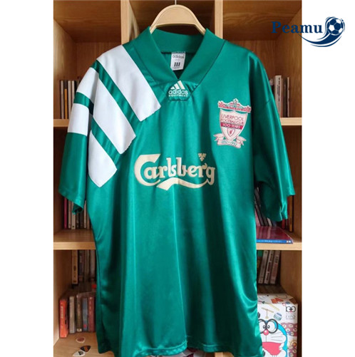 Camisola Futebol Retrô Liverpool Alternativa Equipamento 1992-93 Pt20023