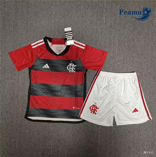 Camisola Futebol Flamengo Criança Principal Equipamento 2023-2024 Pt20054